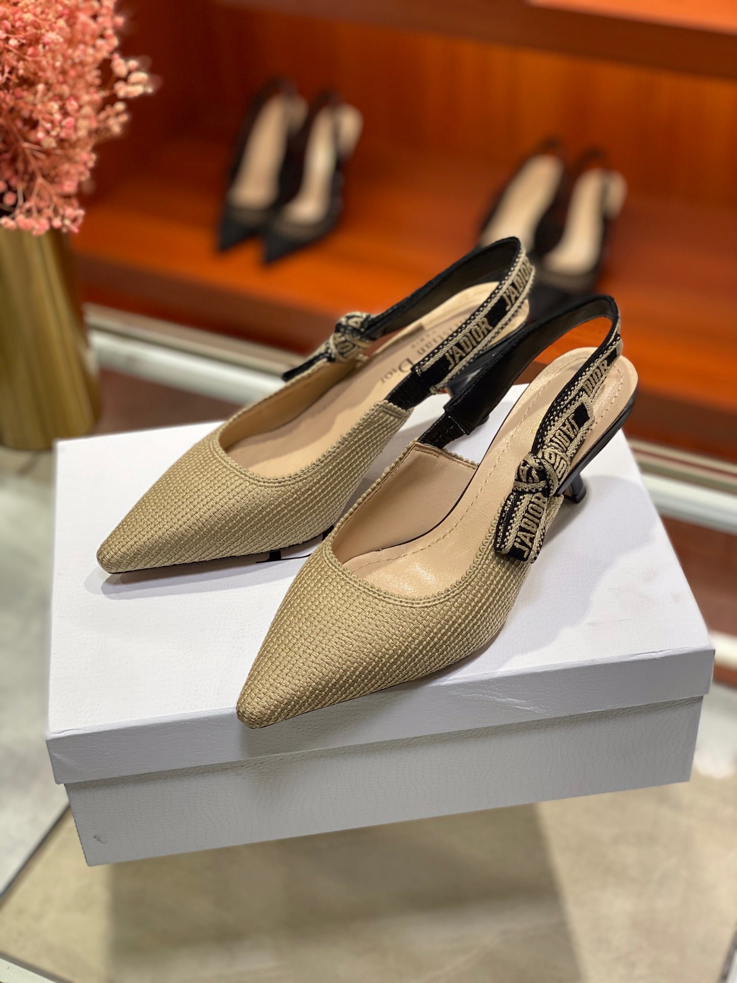 디올 J`a dior 슬링백 힐 (굽1.5cm/6.5cm/9.5cm) 