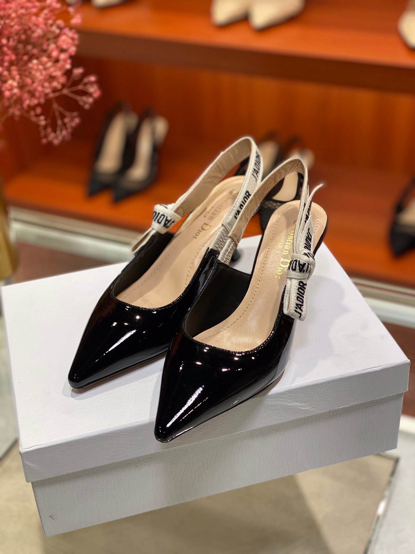 디올 J`a dior 슬링백 힐 (굽1.5cm/6.5cm/9.5cm) 