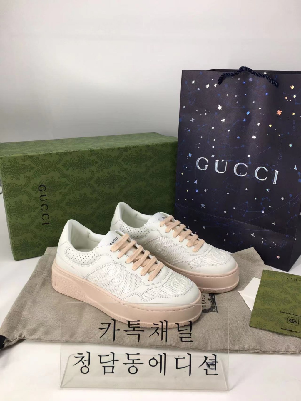 구찌 웹 디테일 GG 스니커즈 최고퀄 (남녀공용)