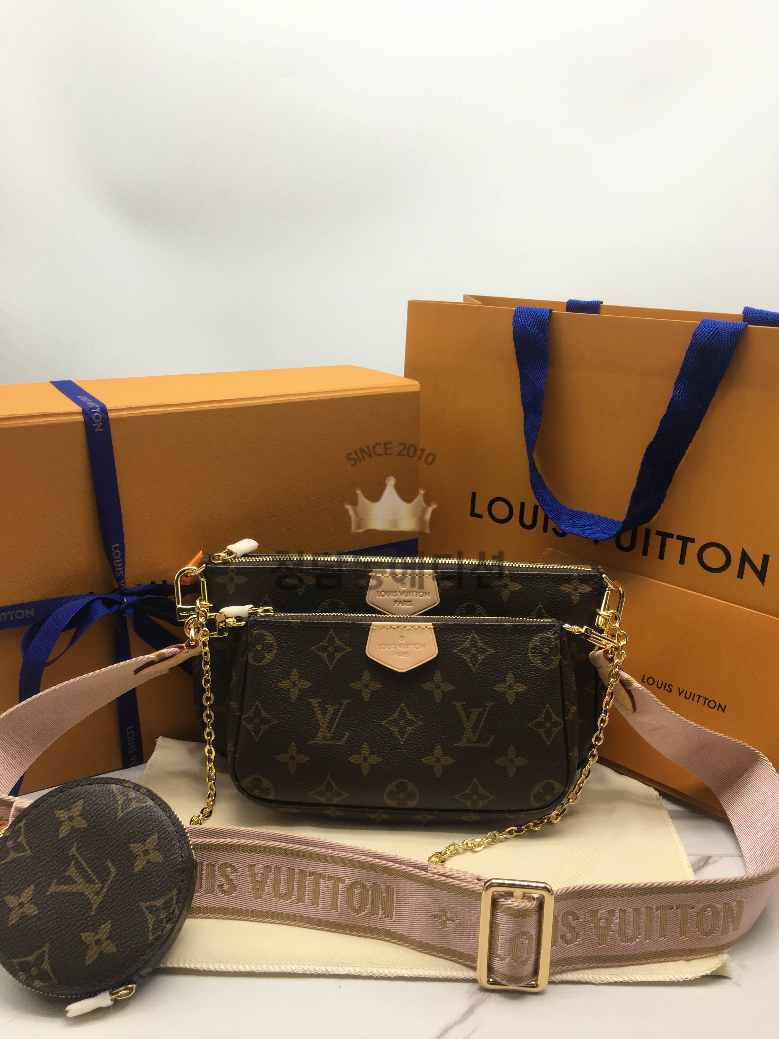 루이비통 멀티포쉐트 악세수아 정품동일가죽