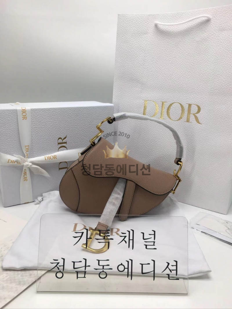 [정품동일가죽] 디올 새들백 스몰 최고퀄