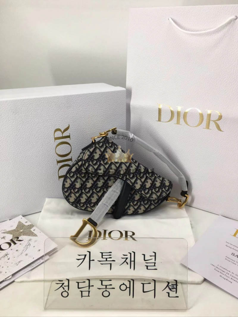 [정품동일가죽] 디올 새들백 미니 최고퀄