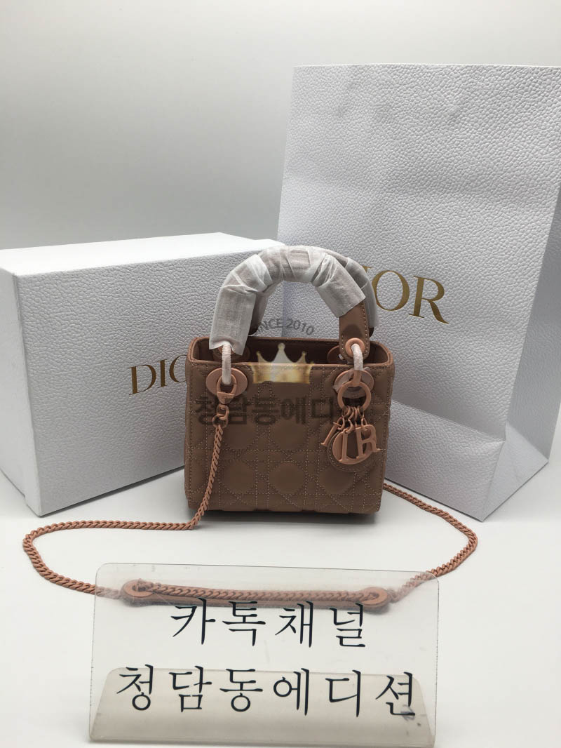 디올 울트라 매트 레이디 백 17cm [정품동일가죽 최고퀄]