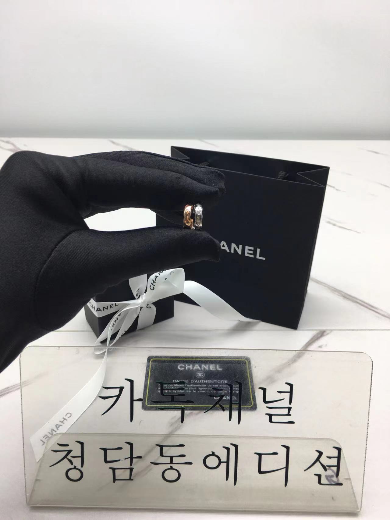 샤넬 코코 크러쉬 이어링 귀걸이 (로즈골드,실버)