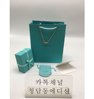 티파니 앤코 링크 컬렉션 목걸이 (V-gold소재) (로즈골드,실버 2COLOR)