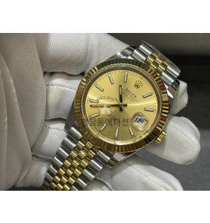 로렉스 데이저스트(스터드 스케일 / 골드판)126333 ( 31mm / 41mm )