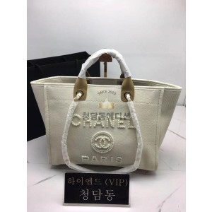 샤넬 도빌백 진주로고