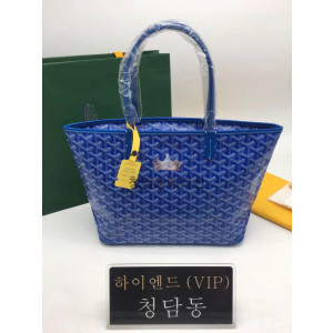 고야드 아르투아 지퍼달린 쇼퍼백 PM / MM (컬러 블루)
