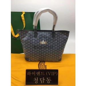 고야드 아르투아 지퍼달린 쇼퍼백 PM / MM (컬러 그레이)