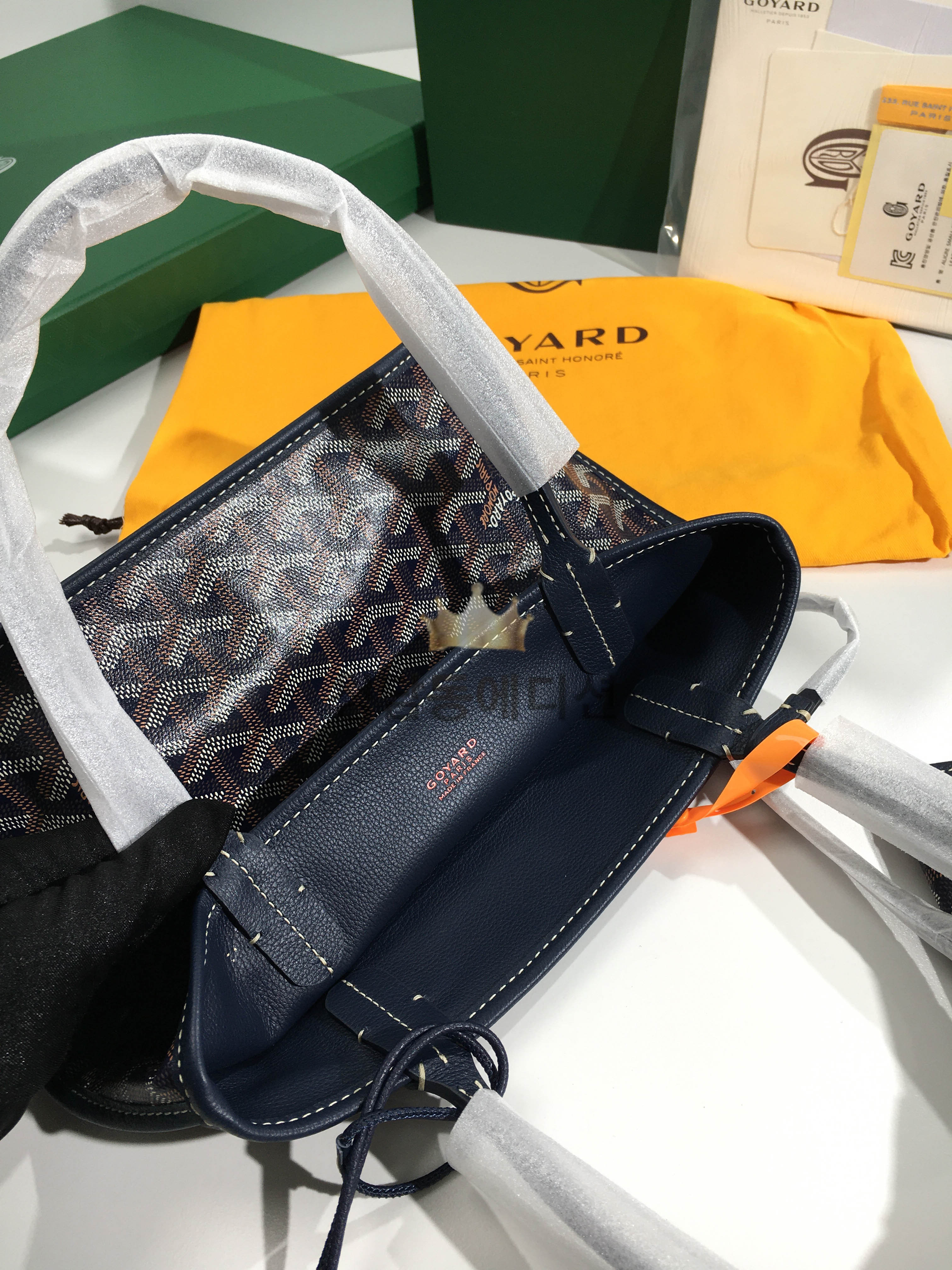 고야드 미니 앙주백 20cm (컬러 네이비)