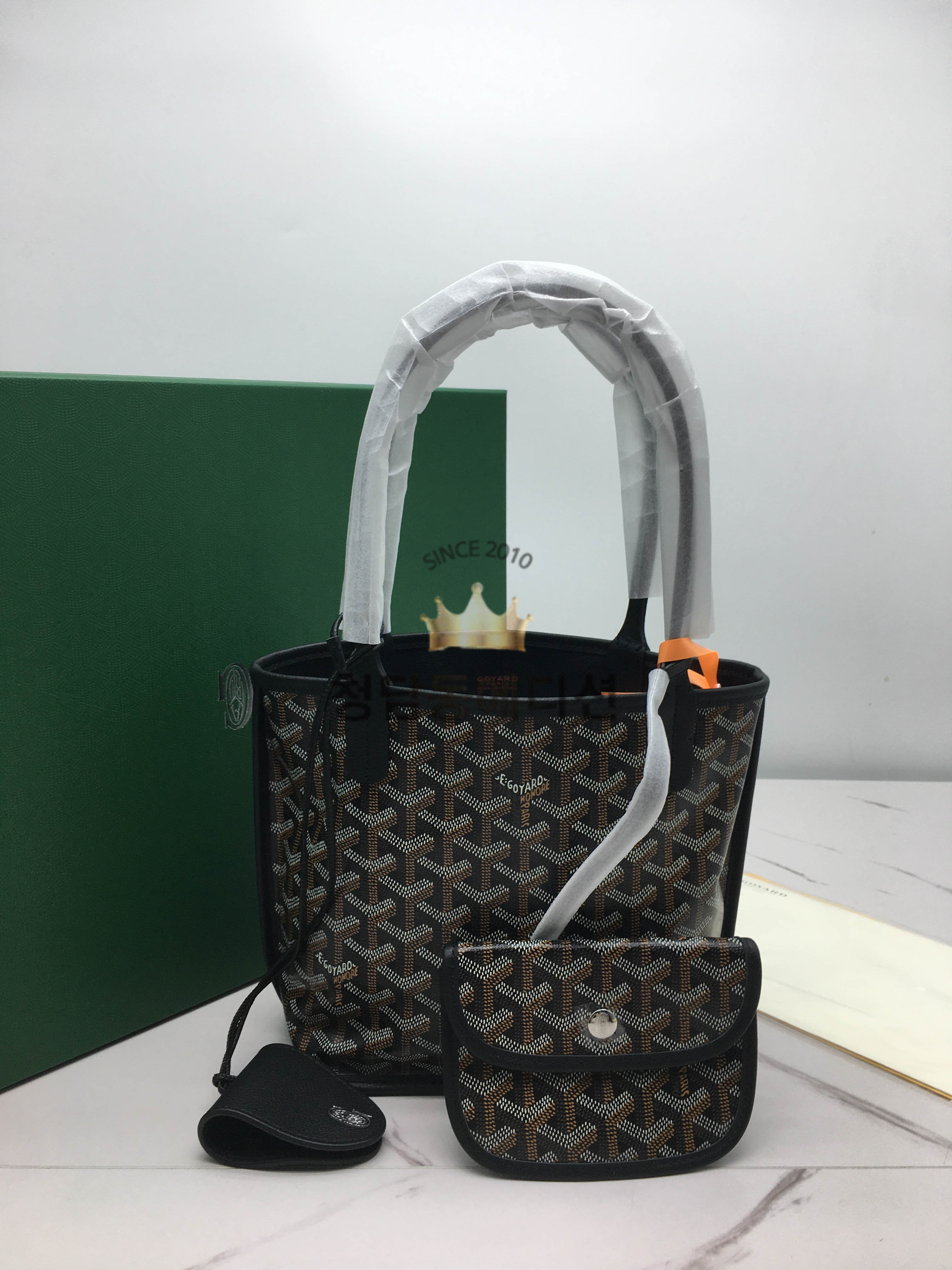 고야드 미니 앙주백 20cm (컬러 블랙)