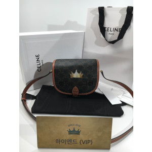 셀린느 카바스 트리오페 폴코백 (컬러 화이트, 탄)