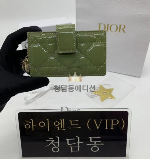 디올 까나쥬 페이던트 아코디언 카드지갑