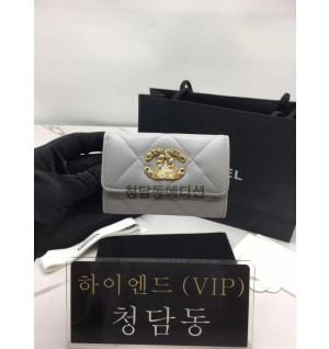 샤넬 19 카드지갑