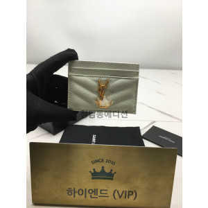 생로랑 모노그램 퀼팅 카드홀더 423291
