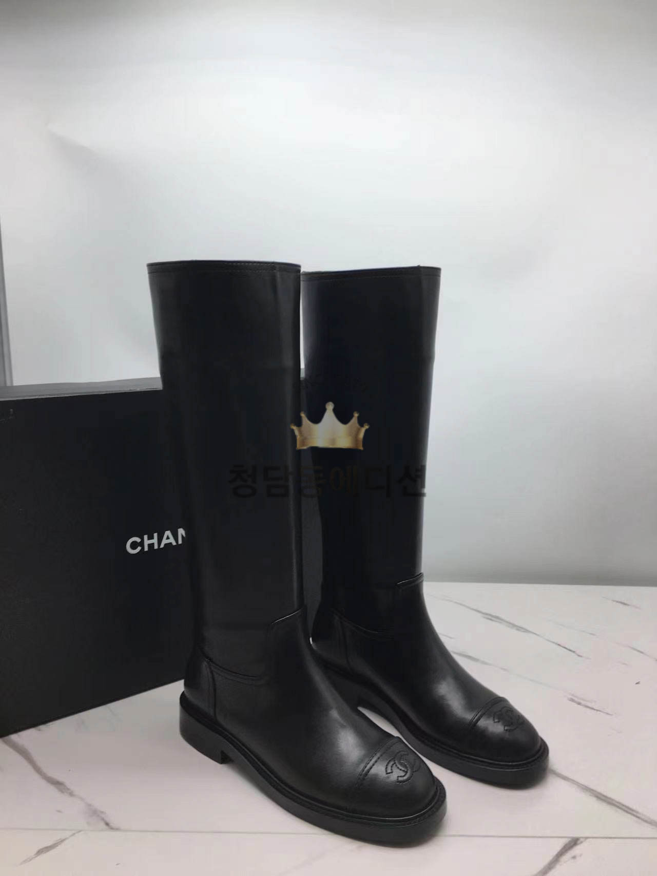샤넬 롱부츠 굽 4.5CM