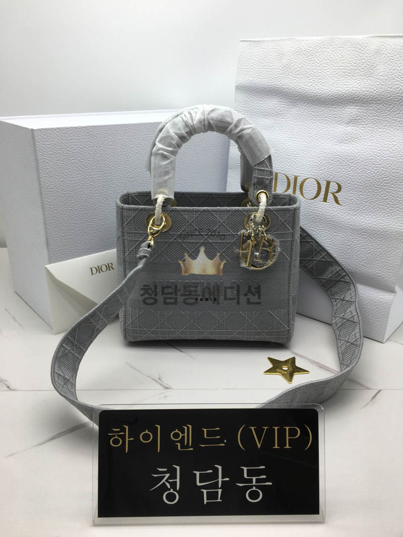 디올 레이디 D LITE 백 미디움