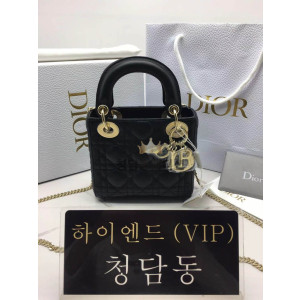 디올 레이디백 미니 (램스킨)