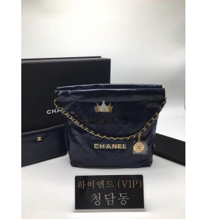 샤넬 22백 스몰 (upgrade ver.) (컬러 네이비)
