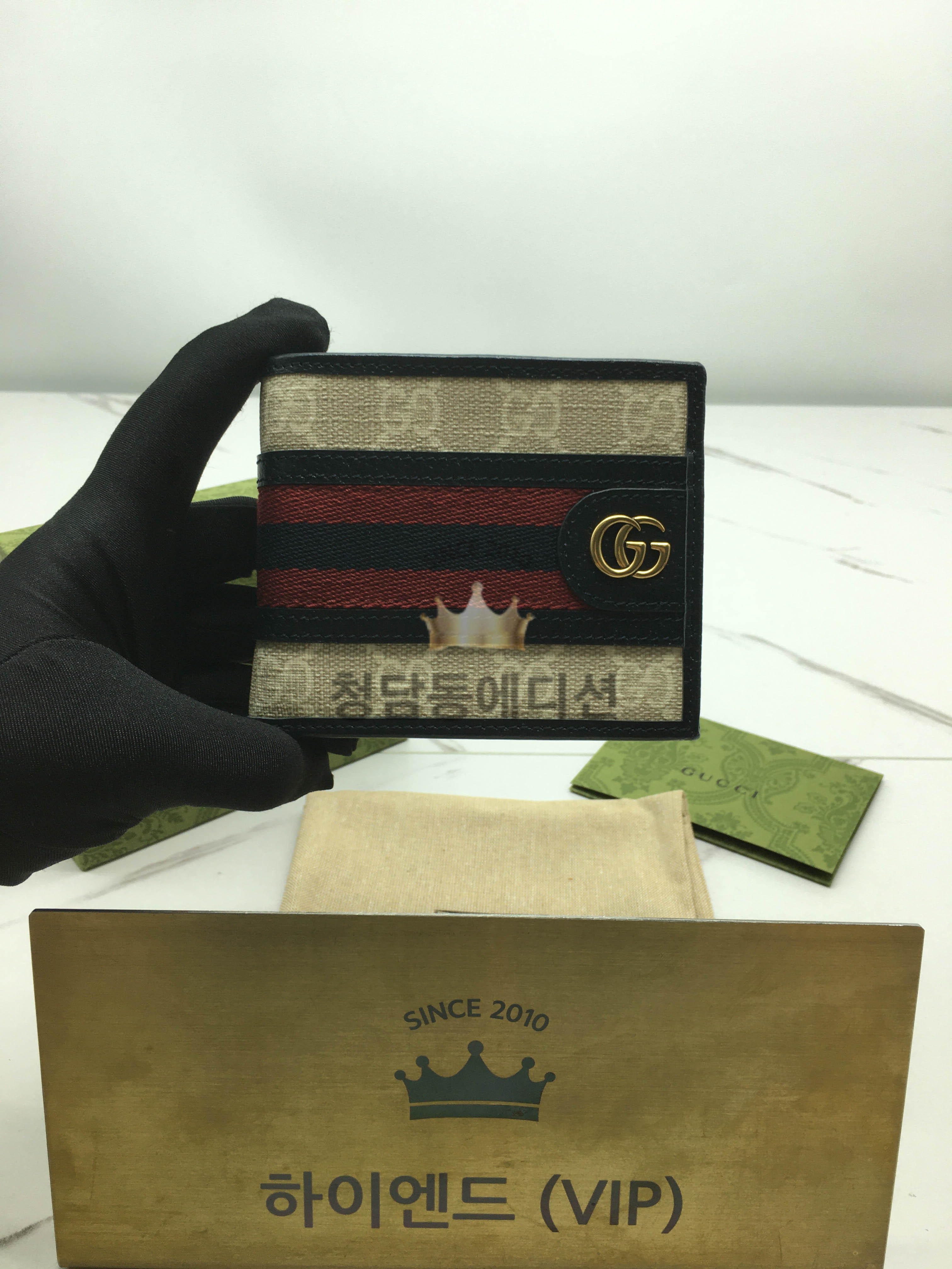 구찌 GG 오피디아 반지갑