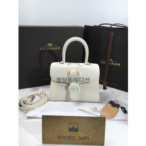 델보 브리앙 미니/PM (버클컬러 화이트)