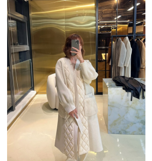 막스마라 밍크 패딩 코트