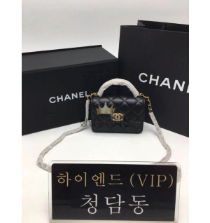 샤넬 22K 탑핸들 체인 달린 미니백