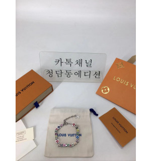 루이비통 lv 모노그램 에나멜 비즈 브레이슬릿