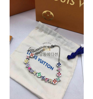 루이비통 lv 모노그램 에나멜 비즈 브레이슬릿