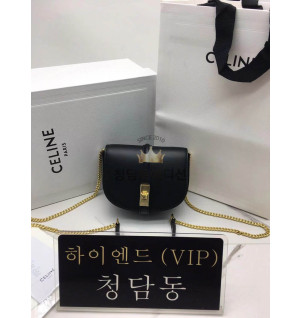 셀린느 스몰 16 WOC (컬러 블랙,탄(브라운))