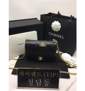 샤넬 23P 하트볼 체인 스몰 플랩백  AS3829
