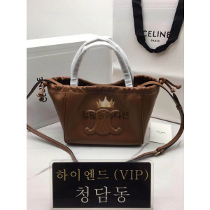 셀린느 트리오페 퀴르 드로스트링 토트백 22cm