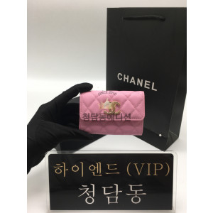 샤넬 23P 똑딱이 카드지갑 (블랙/핑크 2color)