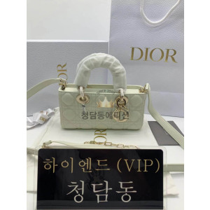 디올 CD D-JOY 까나쥬 숄더백 스몰