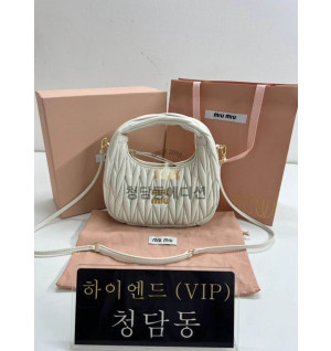 미우미우 MIU MIU 완더 마테라쎄 호보백 스몰