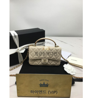 샤넬 23P 뉴미니 탑핸들 WOC