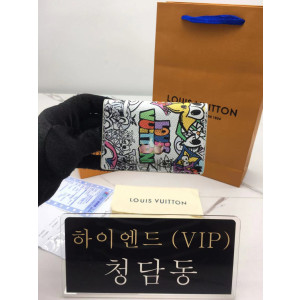 루이비통 포켓 오거나이저 모노그램 코믹스 코티드 캔버스 M82024