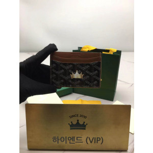 고야드 생쉴피스 카드홀더 (컬러 블랙탄 브라운)