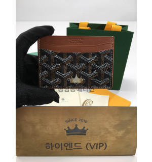 고야드 생쉴피스 카드홀더 (컬러 블랙탄 브라운)
