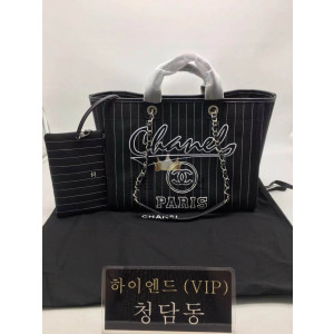 샤넬 23P 스트라이프 도빌백