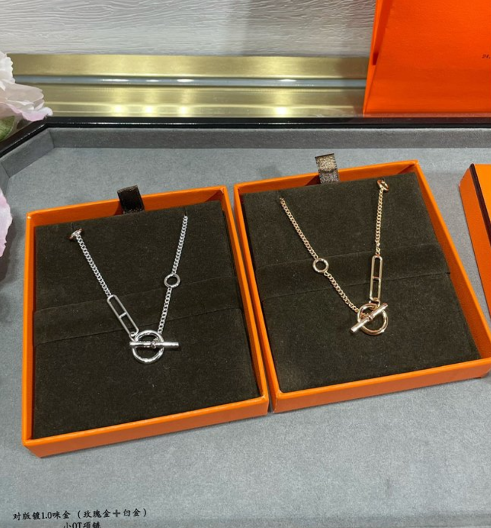 에르메스 hermes 피네스 목걸이(골드,화이트골드 2color)