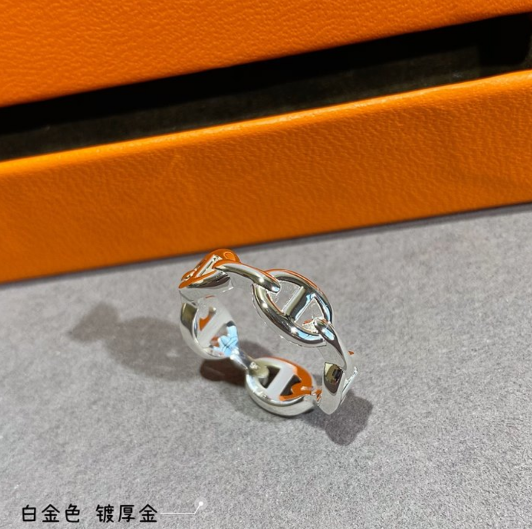 에르메스 hermes 샹달 링 (V-gold소재) (컬러 로즈골드,화이트골드)