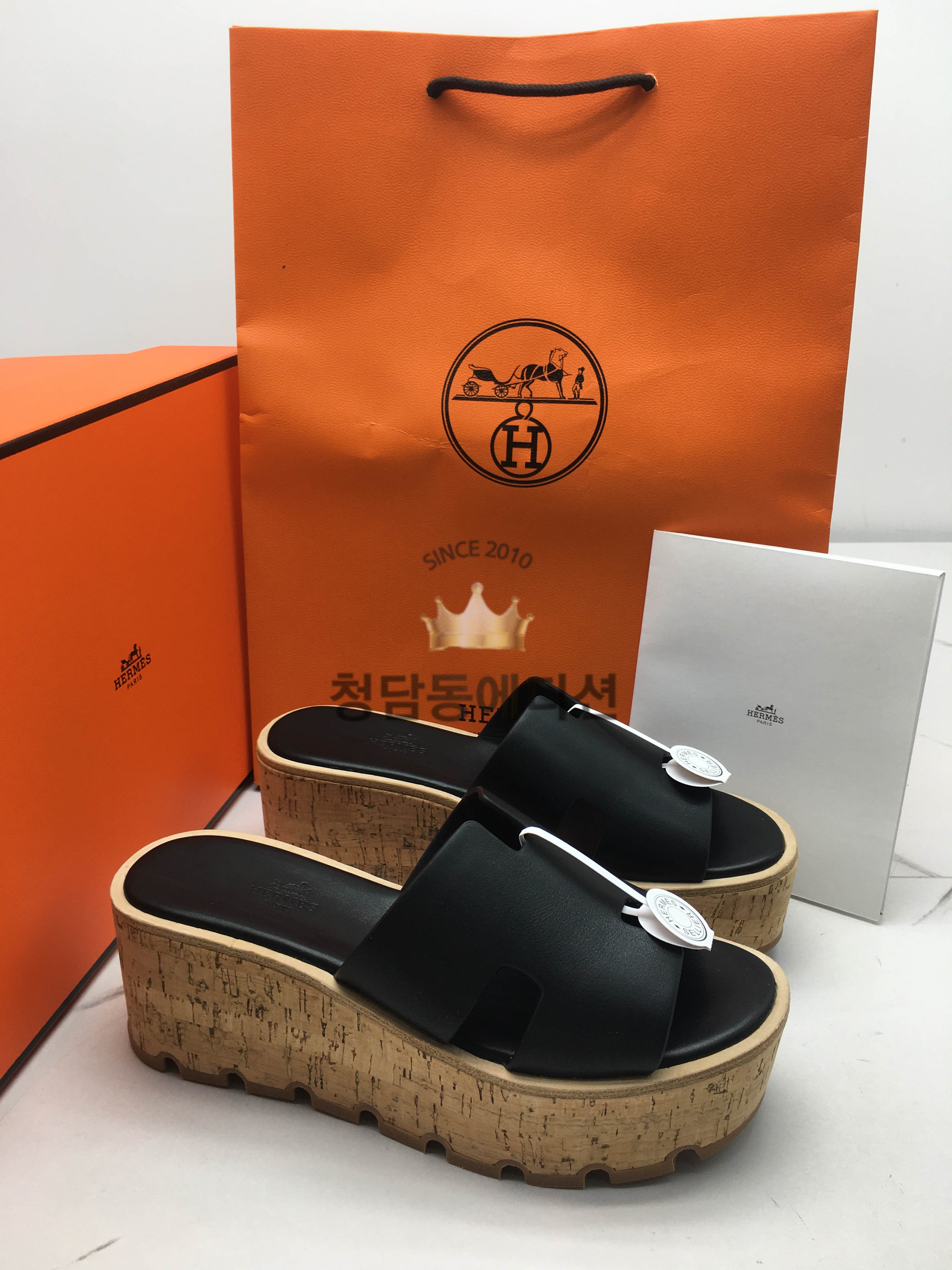에르메스 에제 30 샌들 (굽 5cm)