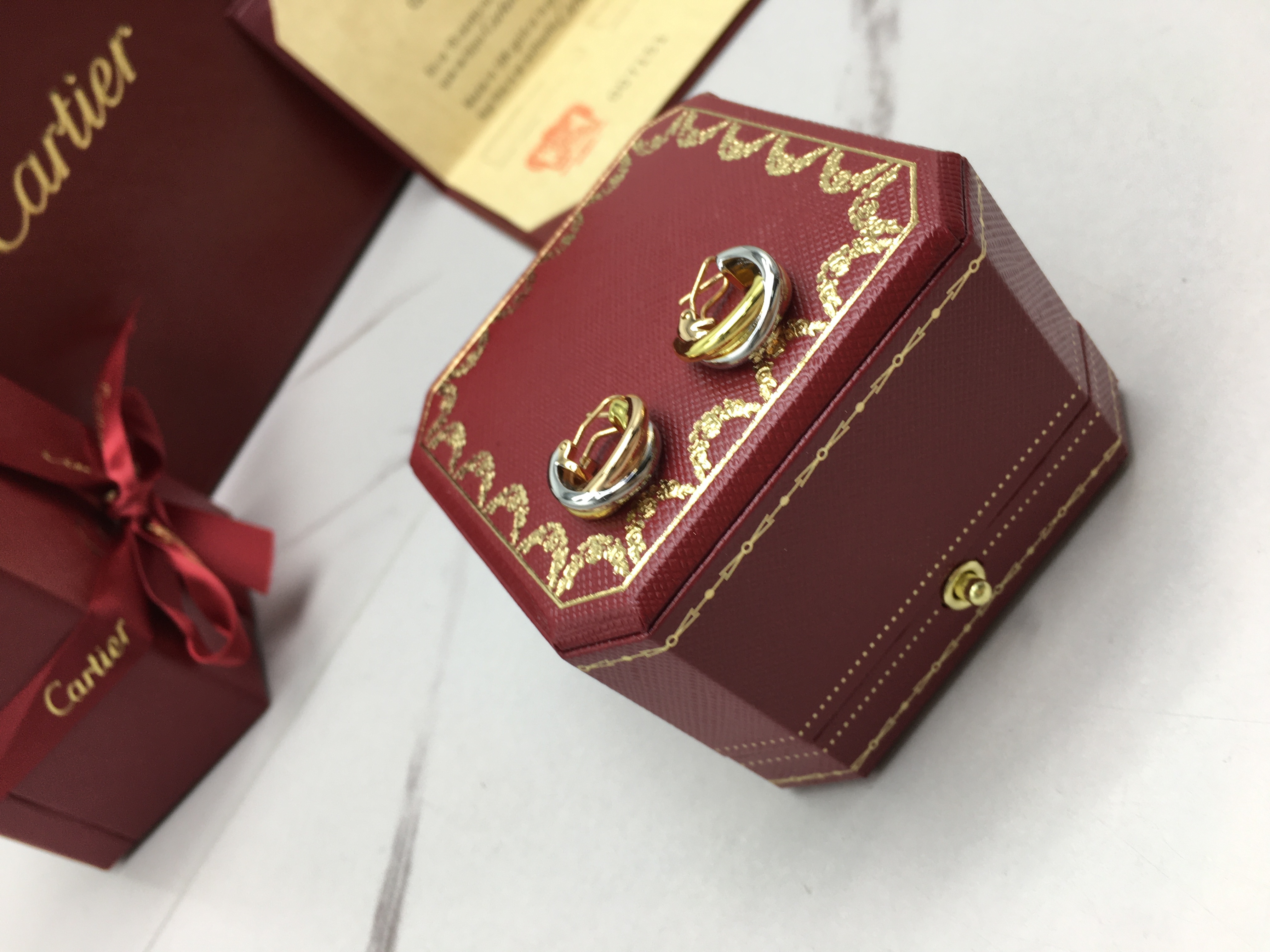 까르띠에 cartier 트리니티 귀걸이