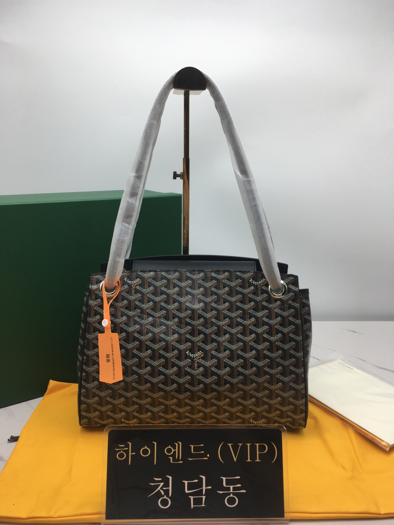 고야드 루에뜨 플랩 PM 숄더백 블랙