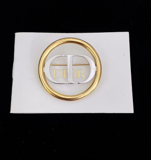 디올 dior cd 브로치
