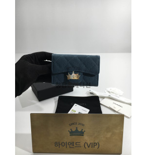 샤넬 클래식 캐비어 카드지갑