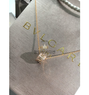 불가리 비제로원 네크리스 목걸이 (컬러 로즈골드)