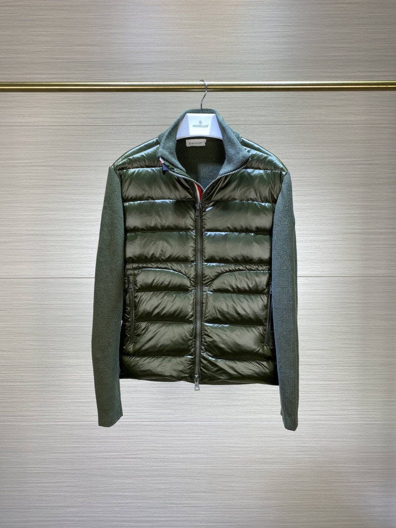 몽클레어 니트패딩 가디건 (남성용) (컬러 블랙, 카키)