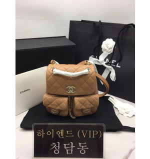 샤넬 22p 듀마 백팩 캐비어 투포켓 (미디움)